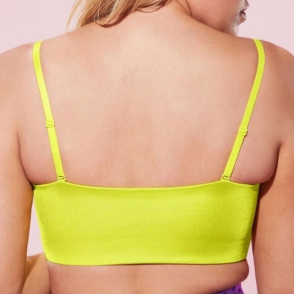 Yitty Fabletics 3X Headliner Shaping Bandeau 0767 Lime Green bralette limelight - Picture 2 of 12